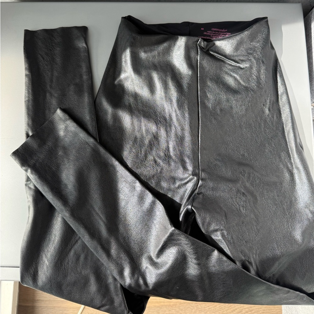 Commando Faux Leather legging in black